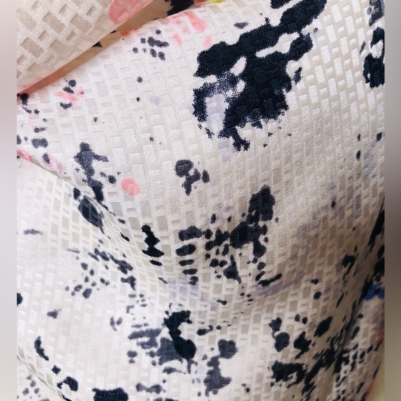 NWT COREY LYNN CALTER Silk Multicolored Printed Mini Cocktail Dress Size:2 - Picture 11 of 16
